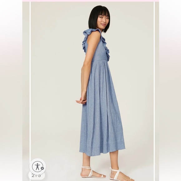 Hatch Sarah Midi Dress size 3 Large - Picture 4 of 8